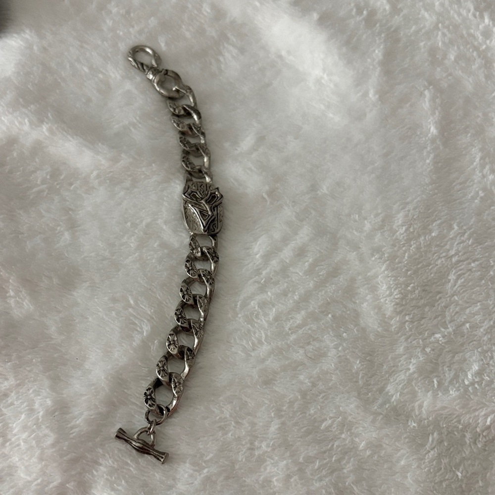 Chunky Silver Chain Bracelet